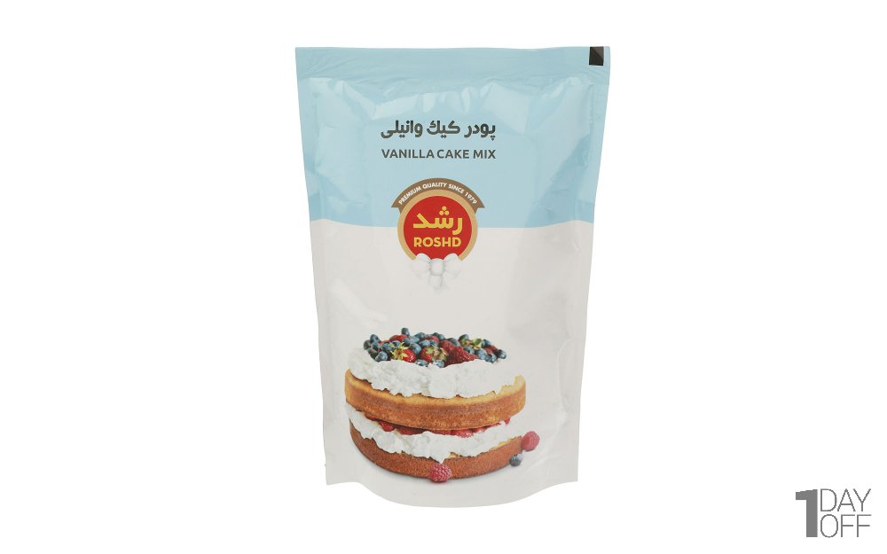 پودر کیک وانیلی رشد مقدار 330 گرم