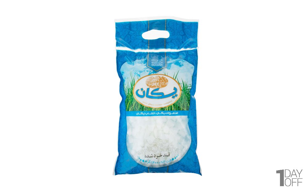 قند شکسته یکان مقدار 1.4 کیلوگرم