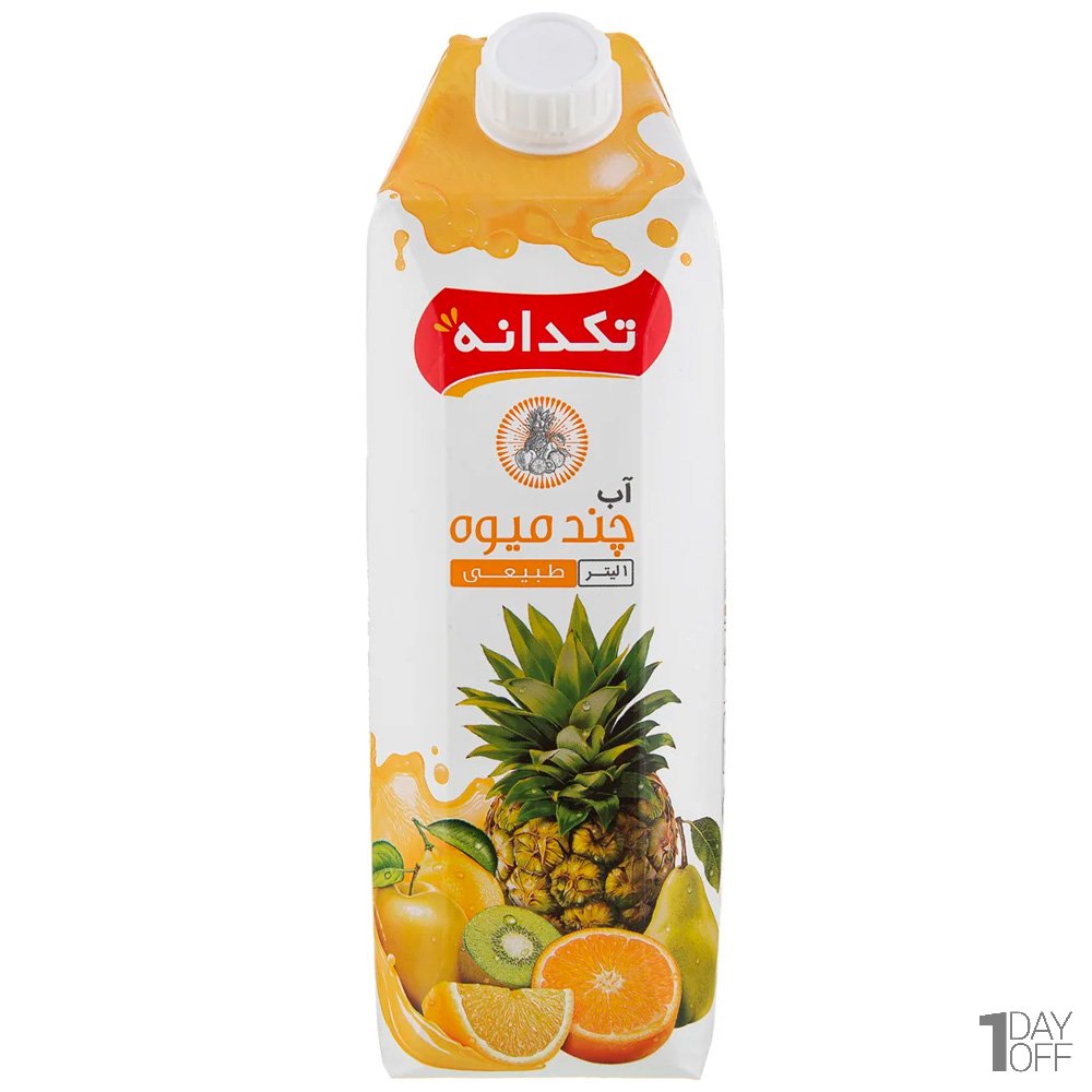 نکتار چند میوه تکدانه مقدار 1 لیتر