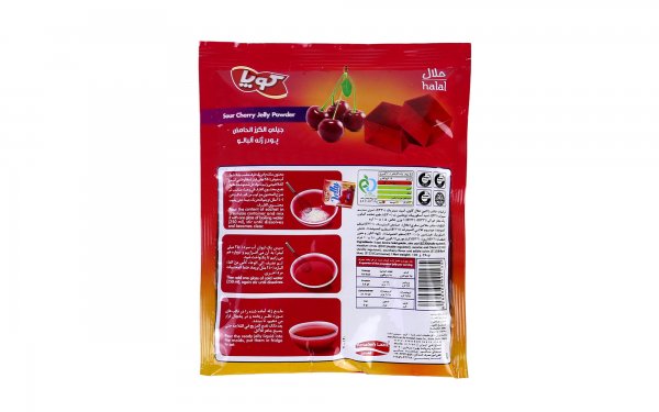 پودر ژله آلبالو کوپا مقدار 100 گرم