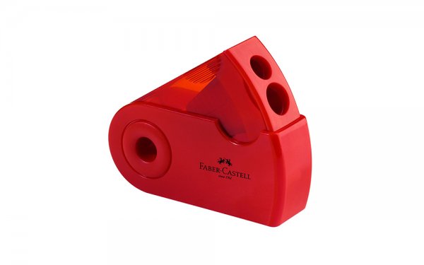 تراش فابر کاستل (Faber Castell) مدل اسلیو رنگ قرمز