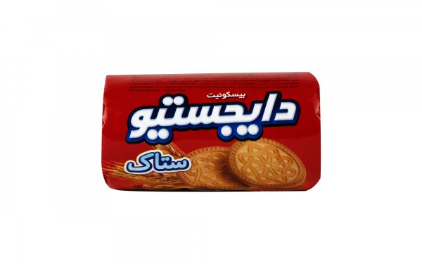 بیسکویت دایجستیو جو ستاک مقدار 150 گرم