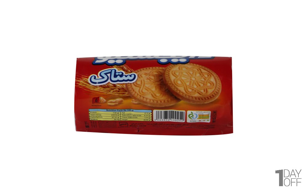 بیسکویت دایجستیو جو ستاک مقدار 150 گرم