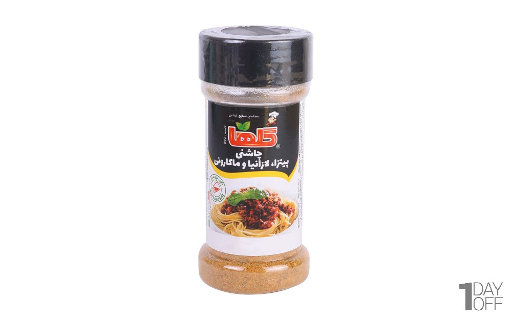 چاشنی پیتزا لازانیا ماکارونی گلها مقدار 80 گرم