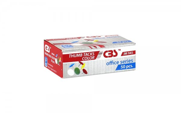 پونز سی‌بی‌اس (CBS) مدل JM945 رنگی بسته 50 عددی 
