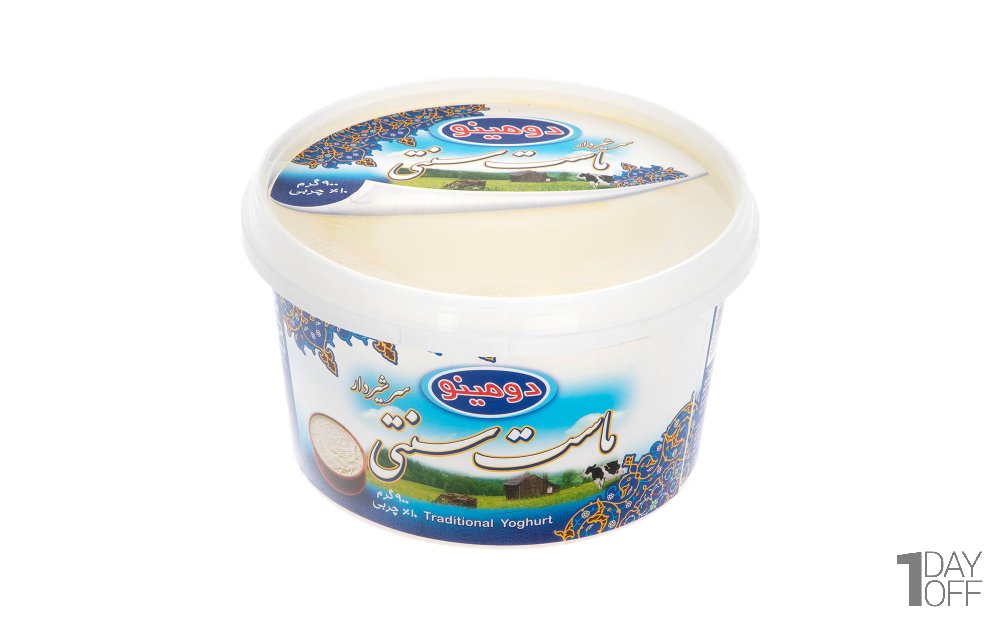 ماست سنتی دومینو مقدار 900 گرم 