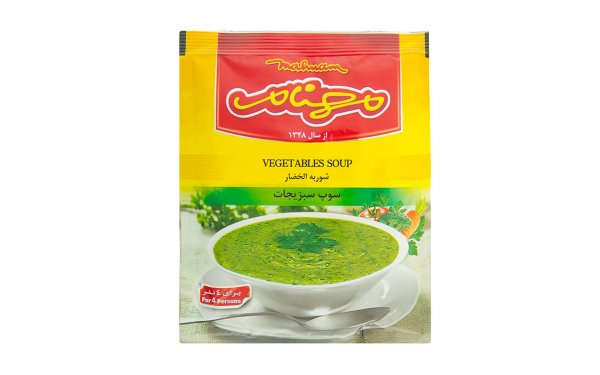 سوپ سبزیجات نیمه‌آماده مهنام 75 گرم