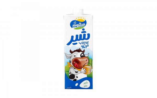 شیر پرچرب میلکوم میهن مقدار 1 لیتر
