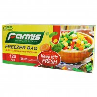 کیسه فریزر شیت ضخیم پرمیس 120 برگ ابعاد 25x35 سانتی‌متر