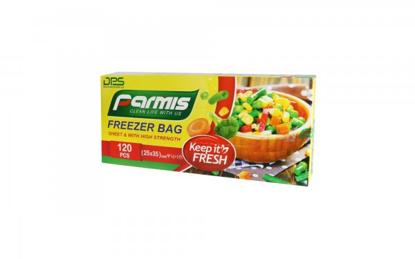 کیسه فریزر شیت ضخیم پرمیس 120 برگ ابعاد 25x35 سانتی‌متر