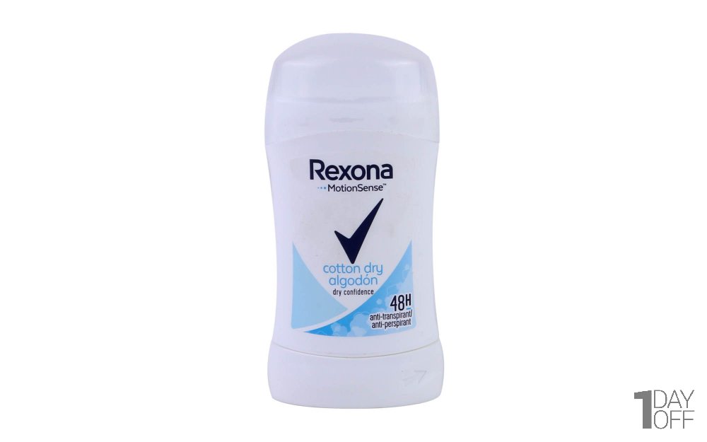 استیک ضدتعریق زنانه Cotton Dry Algodon رکسونا (Rexona) مقدار 40 میلی‌لیتر