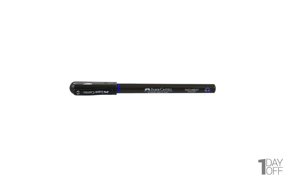 خودکار آبی 0.5 میلی‌متری فابر کاستل (Faber Castell) سمی ژل مدل Super True Gel