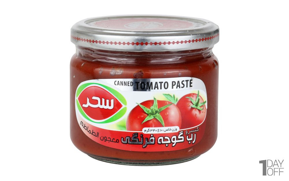 رب گوجه‌فرنگی سحر مقدار 340 گرم
