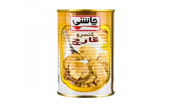 کنسرو قارچ ورقه‌ای چاشنی مقدار 400 گرم