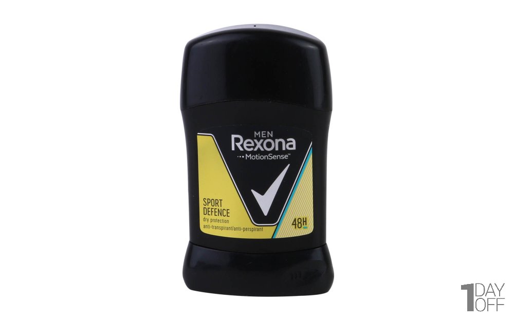 استیک ضدتعریق مردانه Sport Defence رکسونا (Rexona) مقدار 50 میلی‌لیتر