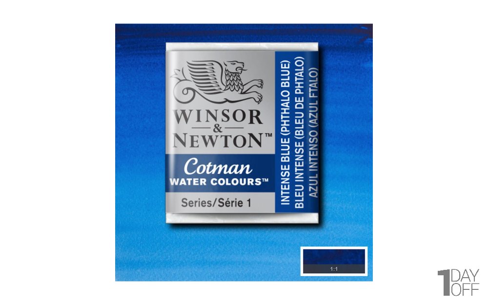 قرص آبرنگ وینزور (Winsor) سری Cotman رنگ INTENSE BLUE