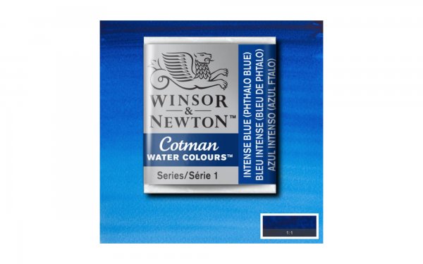 قرص آبرنگ وینزور (Winsor) سری Cotman رنگ INTENSE BLUE