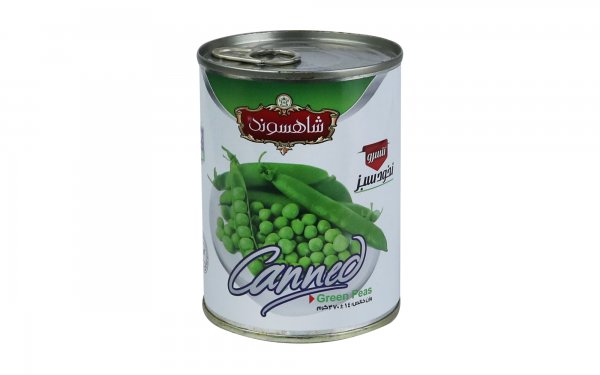 کنسرو نخود سبز شاهسوند مقدار 370 گرم