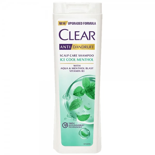 شامپو ضد شوره زنانه کلییر (Clear) مدل Ice Cool Menthol مقدار 400 میلی‌لیتر