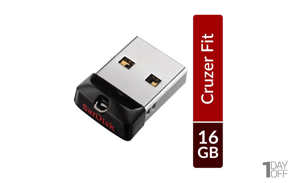 فلش مموری 16 گیگابایت سن دیسک (Sandisk) مدل Cruzer FIT