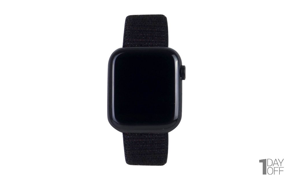 ساعت هوشمند طرح اپل رنگ مشکی مدل W20