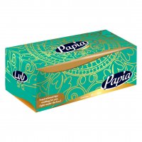 دستمال کاغذی 3 لایه پاپیا 100 برگ (طرح رندوم)