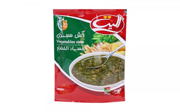  آش سبزی الیت مقدار 180 گرم