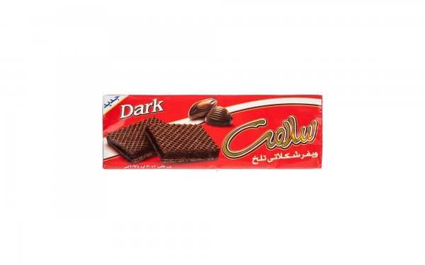 ویفر شکلاتی تلخ سلامت مقدار 140 گرم