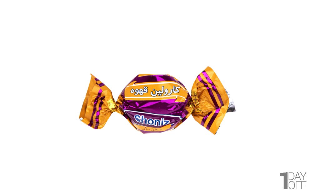 تافی کارولین با طعم قهوه شونیز مقدار 500 گرم