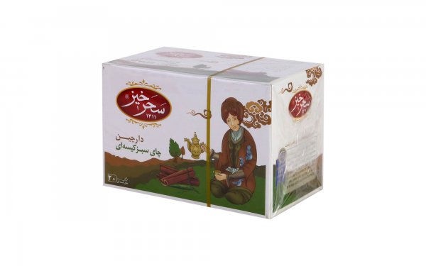 چای سبز و دارچین کیسه‌ای سحرخیز بسته 20 عددی