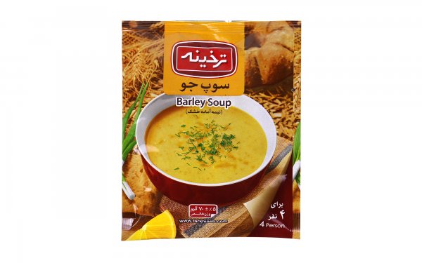 سوپ جو ترخینه مقدار 70 گرم