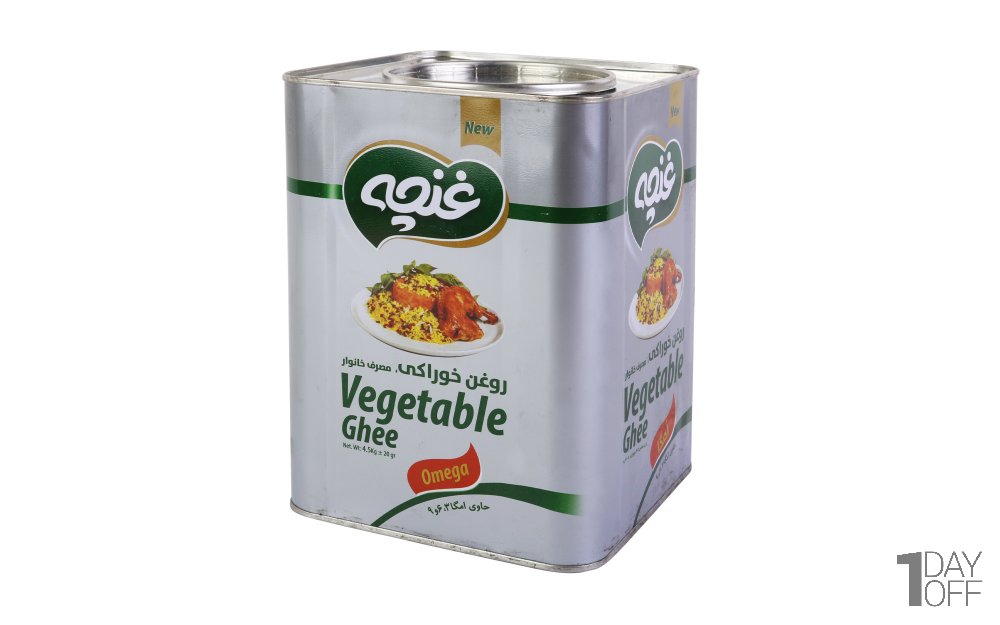 روغن گیاهی نیمه جامد غنچه مقدار 4.5 کیلوگرم
