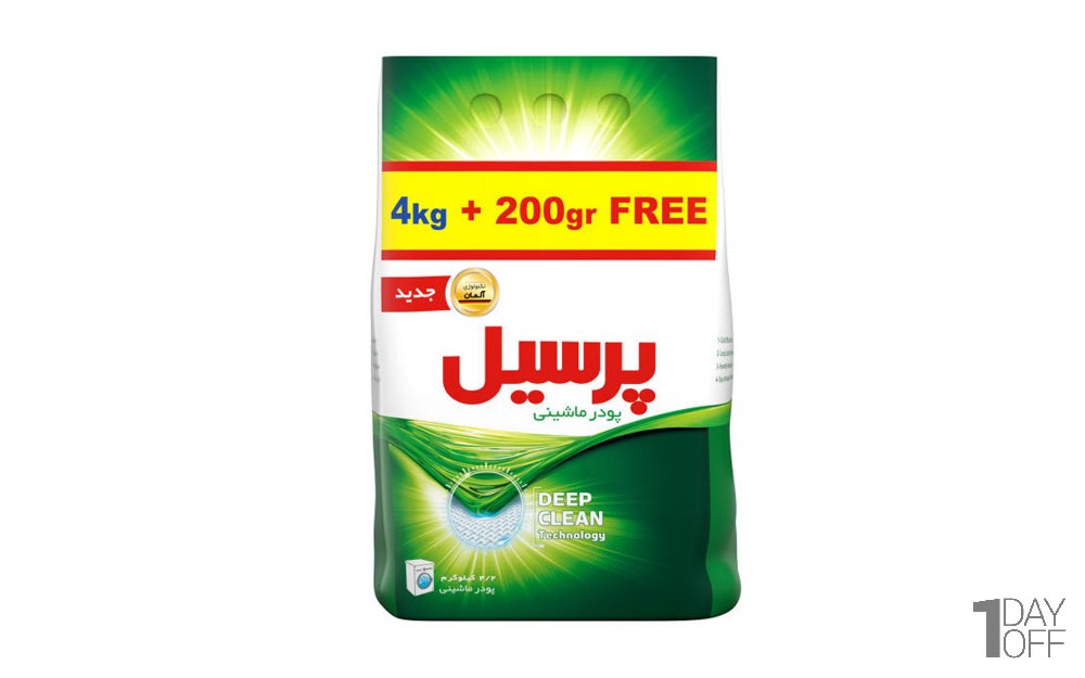 پودر ماشینی DEEP CLEAN پرسیل مقدار 4.2 کیلوگرم