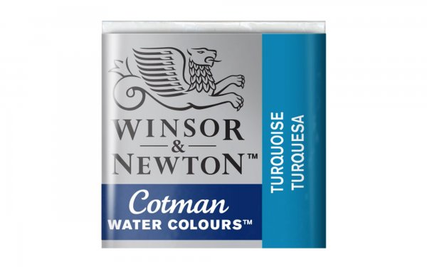 قرص آبرنگ وینزور (Winsor) سری Cotman رنگ TURQUOISE
