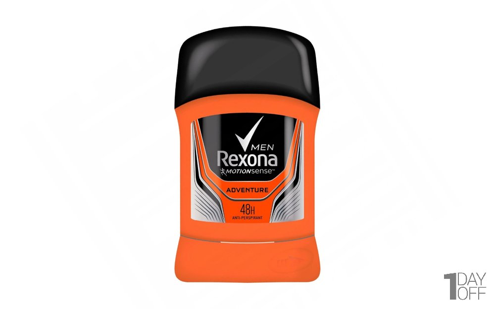 استیک ضدتعریق مردانه Adventure رکسونا (Rexona) مقدار 50 میلی‌لیتر