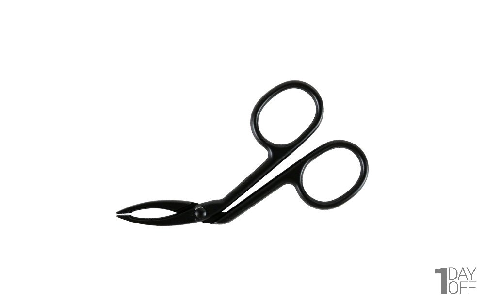 موچین قیچی استیل مدل m015 رنگ مشکی لوپینا (Lopina)