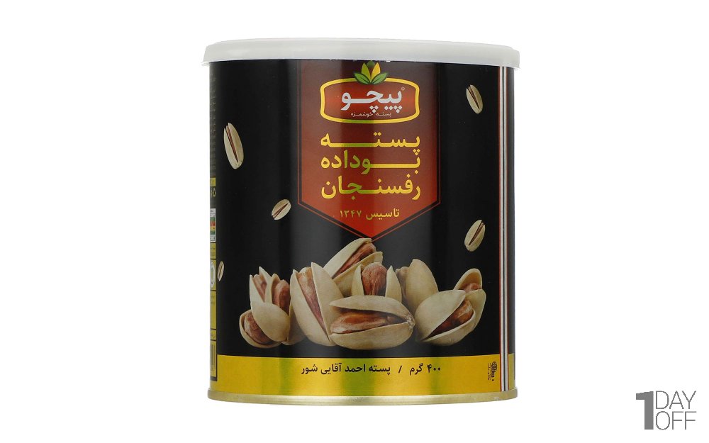 پسته احمد آقایی شور بوداده رفسنجان پیچو مقدار 400 گرم