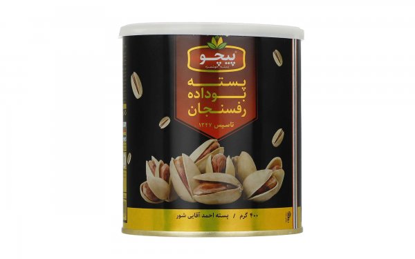 پسته احمد آقایی شور بوداده رفسنجان پیچو مقدار 400 گرم
