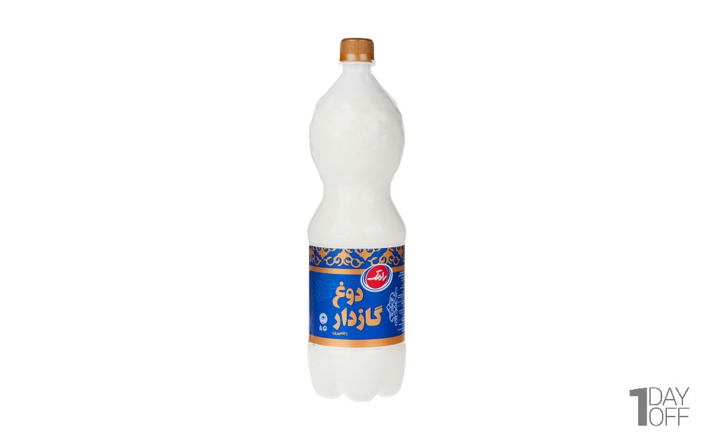 دوغ گازدار تخمیری رامک مقدار 1.5 لیتر