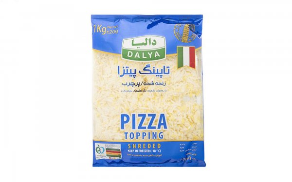 پنیر تاپینگ پیتزا پرچرب دالیا مقدار 1 کیلوگرم