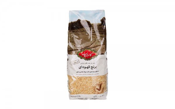 برنج قهوه‌ای گلستان مقدار 900 گرم