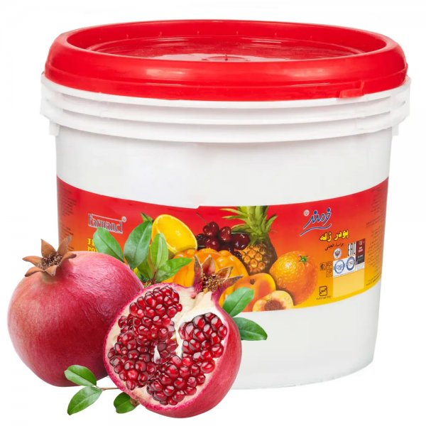 پودر ژله انار سطلی فرمند مقدار 3 کیلوگرم