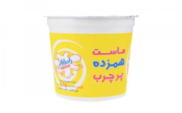 ماست همزده پرچرب دامداران مقدار 800 گرم