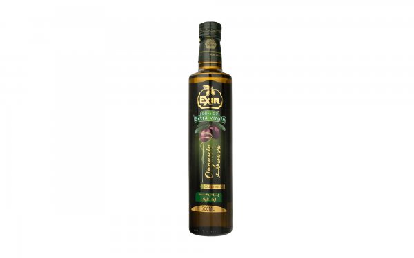 روغن زیتون فرابکر ارگاینک اکسیر مقدار 500 میلی‌لیتر 