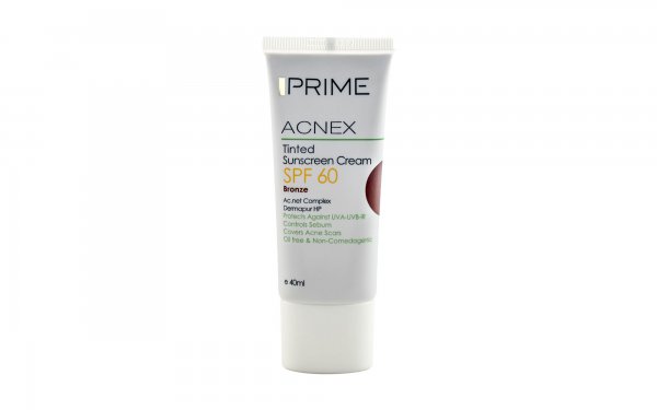 کرم ضدآفتاب فاقد چربی SPF60 پریم رنگ برنز