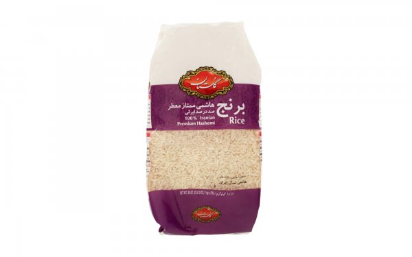 برنج هاشمی ممتاز معطر صددرصد ایرانی گلستان مقدار 1 کیلوگرم
