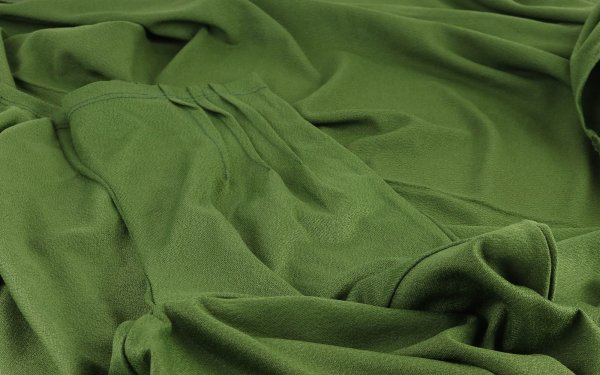 مانتو سبز جلو باز فری‌سایز پلی‌استر کد 4243 