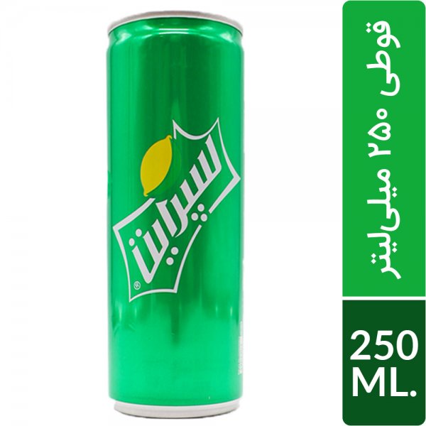 نوشابه اسپرایت فلزی باریک (اسلیک) 250 میلی‌لیتر 