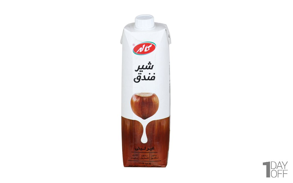 شیر غیر لبنی وگان فندق بدون شکر آژیل کاله مقدار 1 لیتر