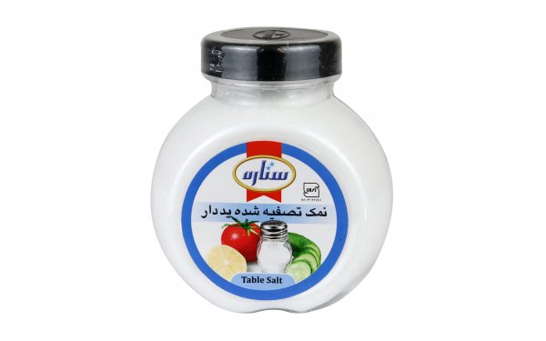 نمک تصفیه‌شده یددار ستاره مقدار 220 گرم